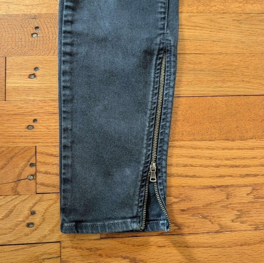PAIGE Marley Skinny Moto Zip Jeans - Picture 3 of 8
